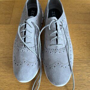 Cole Haan Gray Suede Wingtip Oxford Sneakers – 8B (sale ends 09/17)